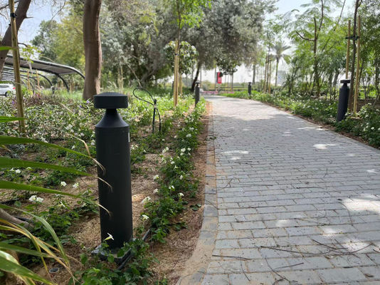 Nhôm Die đúc bên ngoài đèn đệm cho sân vườn