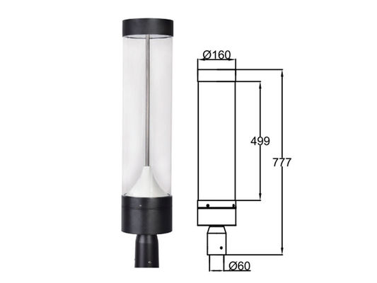 3030 Ánh sáng cảnh quan ngoài trời LED chống tia cực tím Xịt bột điện tĩnh