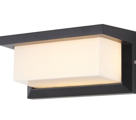 3000K Modern Outdoor Wall Sconce, Up Down Wall Lamp Không thấm nước Sạc năng lượng mặt trời