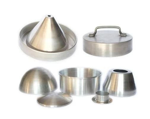 Stainless Steel đèn LED phụ kiện vẽ sâu tùy chỉnh kim loại quay OEM